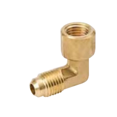 90° Brass Elbow External Flare to Internal Flare